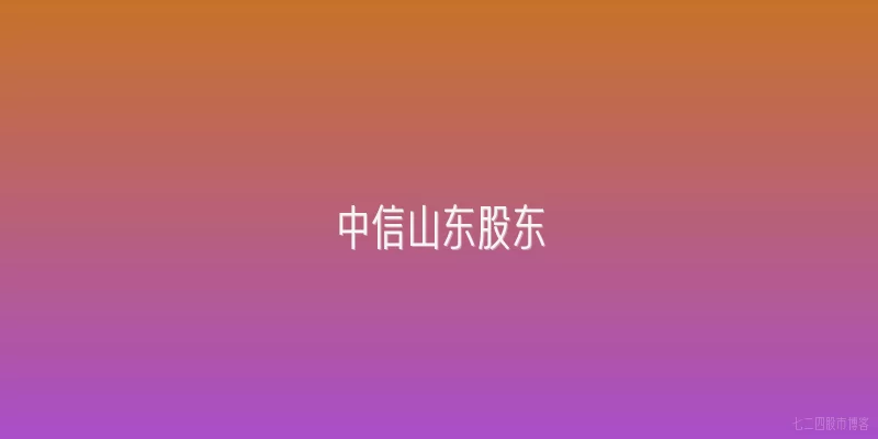 中信山东股东