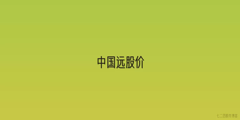 中国远股价