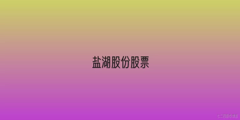 盐湖股份股票