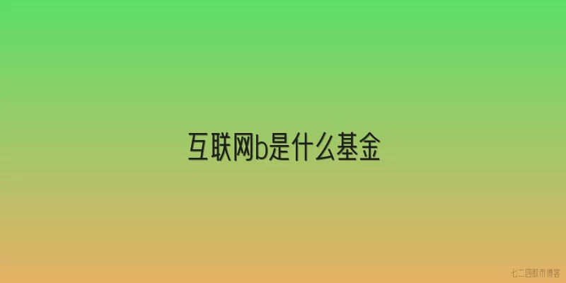 互联网b是什么基金