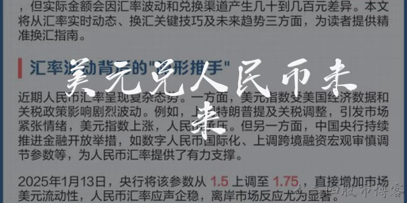 美元兑人民币未来