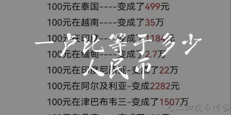 一卢比等于多少人民币