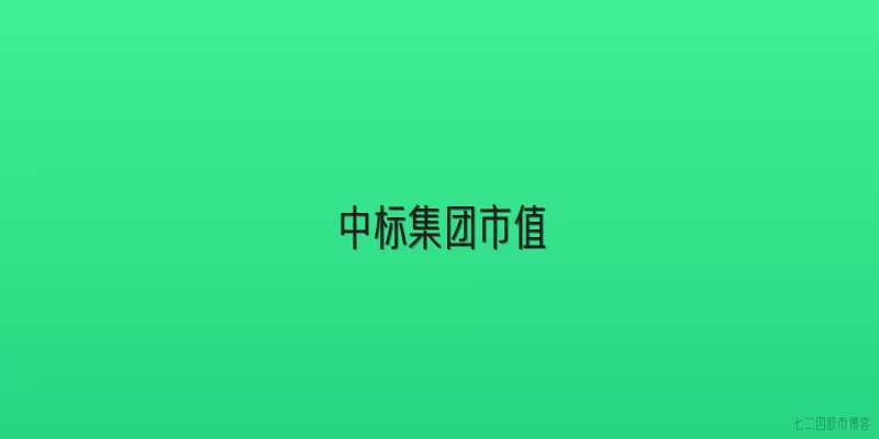 中标集团市值