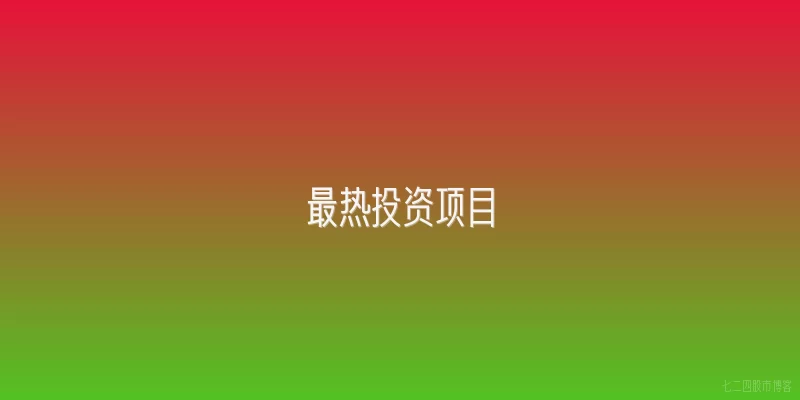 最热投资项目