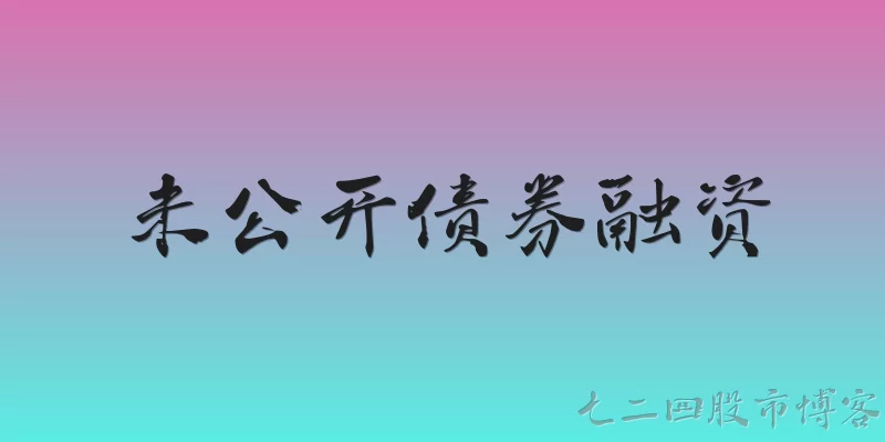 未公开债券融资:什么是未公开债券融资？