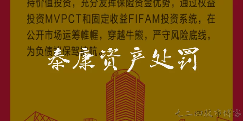 泰康资产处罚